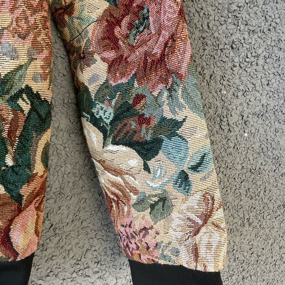 Tapestry Floral Bomber Jacket - Picture 10 of 11